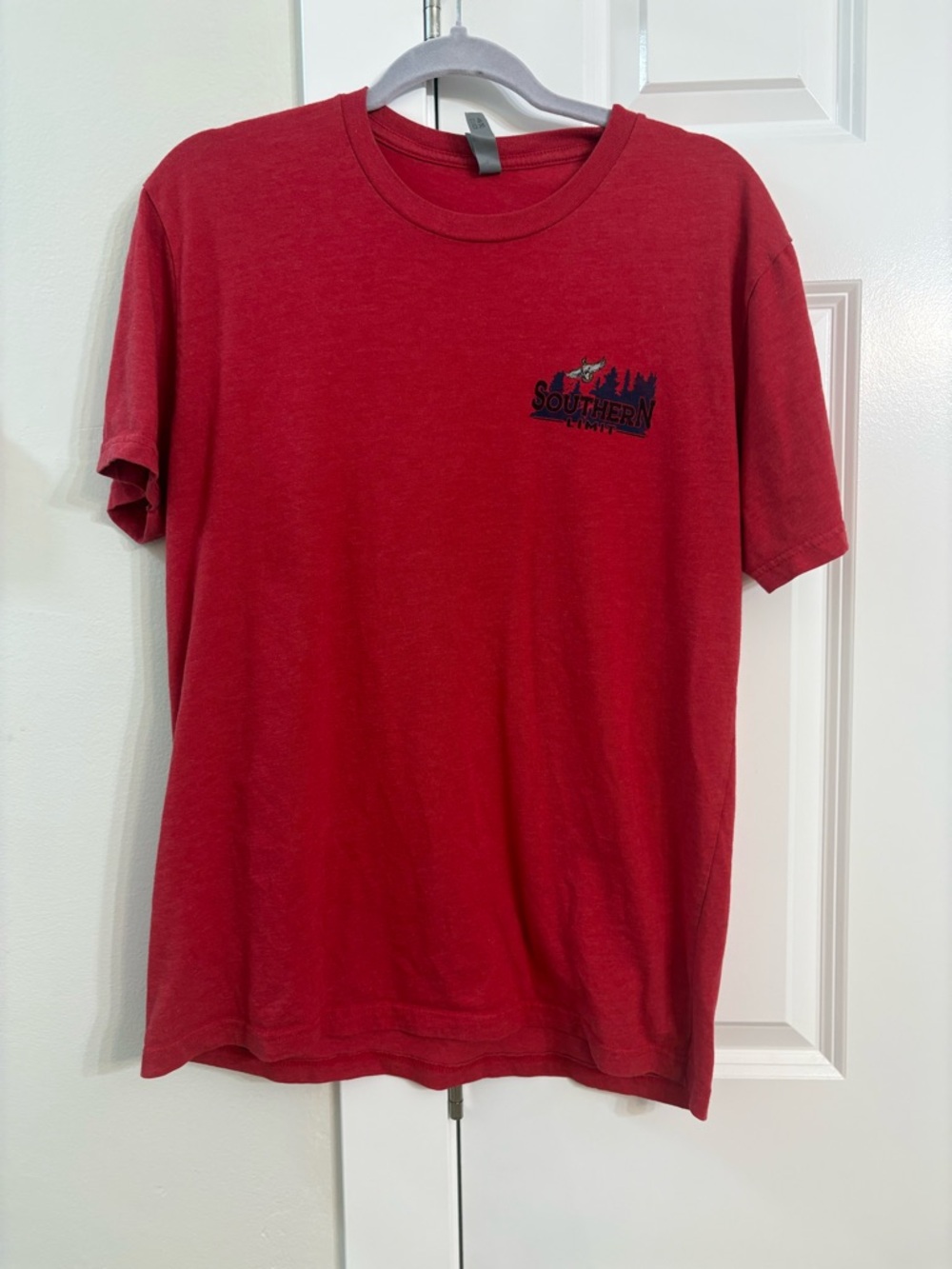 Next Level Apparel Red Short Sleeve Graphic Tee